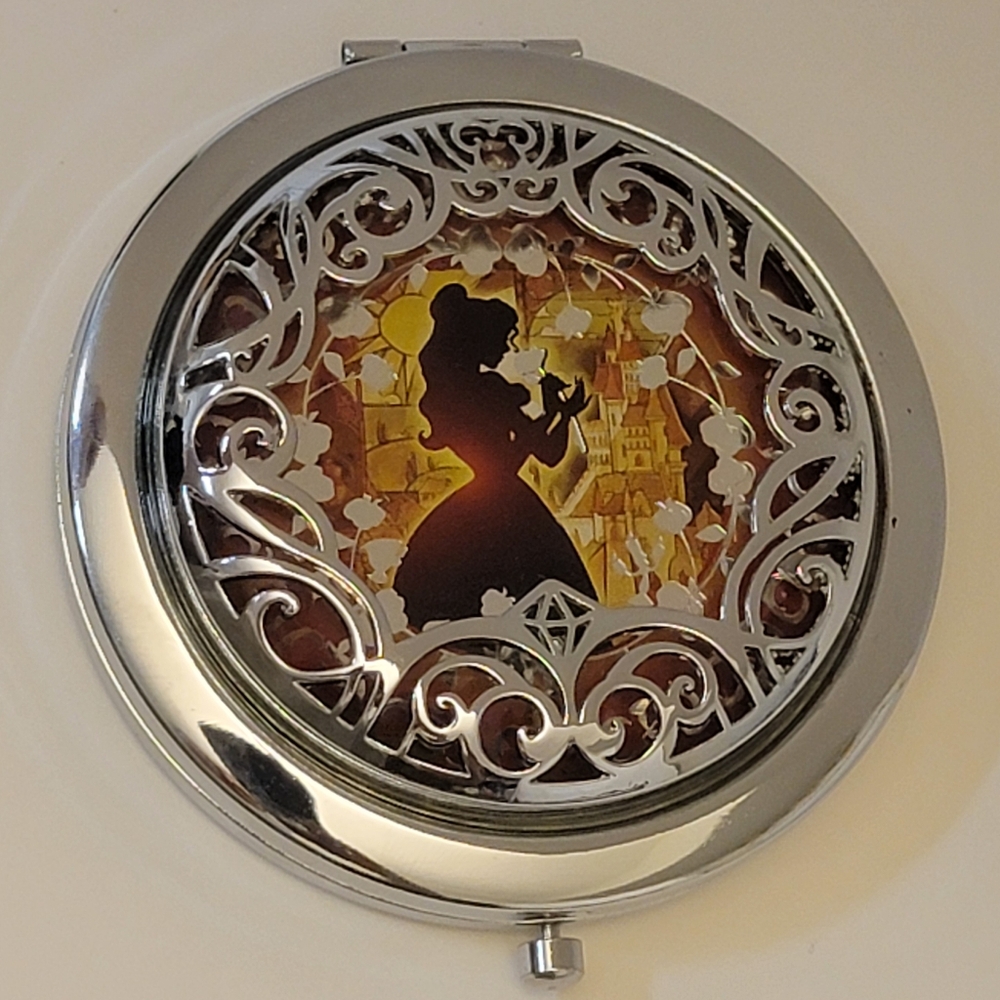Sephora Disney Princess Belle Compact Mirror • Limited Edition • NEW